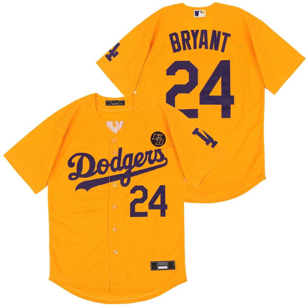 Dodgers 24 Kobe Bryant Yellow 2020 Nike KB Cool Base Jersey,We sell and wholesale Dodgers 24 Kobe Bryant Yellow 2020 Nike KB Cool Base Jersey on line form chian!